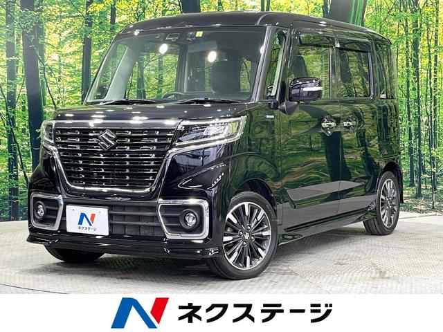 スズキ スペーシアカスタム ハイブリッドＸＳ　禁煙車　純正ナビ　全周囲カメラ