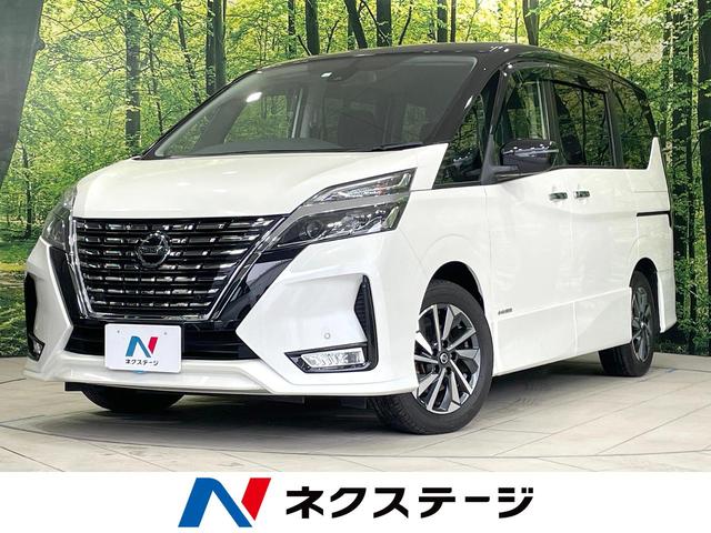 ハイウェイスターＶ　両側電動スライドドア　純正ナビ　フリップダウンモニター　バックカメラ　エマージェンシーブレーキ　プロパイロット　禁煙車　２トーンカラー　ＬＥＤヘッドライト　ＥＴＣ　車線逸脱警報　電子パーキングブレーキ