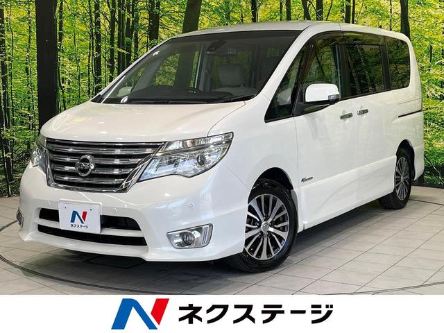 ハイウェイスターＧ　Ｓ－ＨＶアドバンスドセーフティ　純正ＳＤナビ　フリップダウンモニター　エマージェンシーブレーキ　フルセグ　全周囲カメラ　ＬＥＤ　両側電動スライド　オートクルーズ　ＥＴＣ　禁煙車　スマートキー　コーナーセンサー