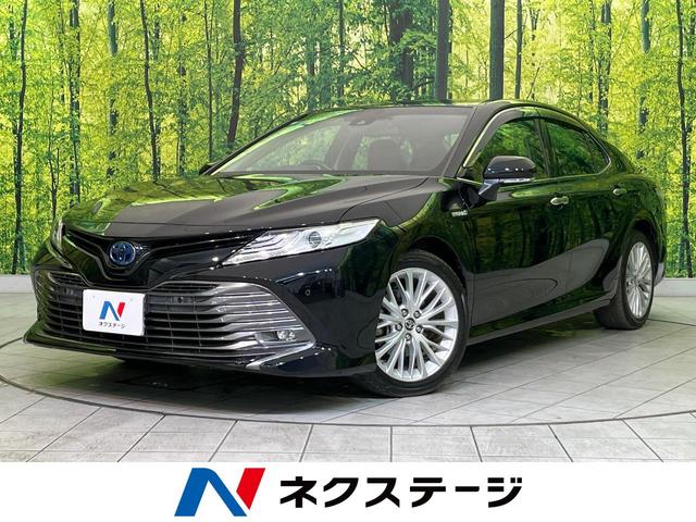 トヨタ カムリ Ｇレザーパッケージ　純正８型ナビ　バックカメラ　衝突軽減装置