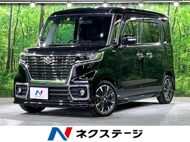 ハイブリッドＸＳ　ナビ　両側パワースライドドア　全方位モニター用カメラ　シートヒーター　スズキセーフティサポート　スマートキー　オートエアコン　ドライブレコーダー　ベンチシート　ハーフレザーシート