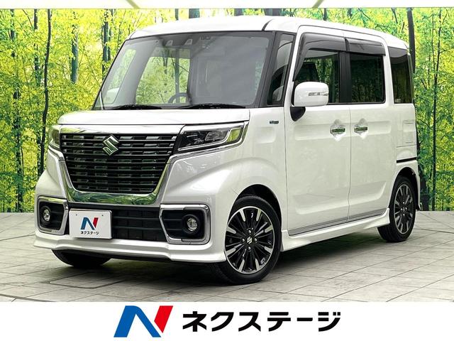 ハイブリッドＸＳ　スズキセーフティサポート　ＳＤナビ　バックカメラ　　コーナーセンサー　両側パワースライドドア　シートヒーター　スマートキー　純正１５インチアルミ　ドライブレコーダー　ＥＴＣ　禁煙車
