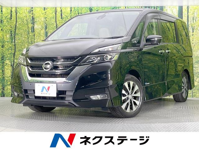 ハイウェイスター　Ｖセレクション　フリップダウンモニター　純正９型ナビ　禁煙車　衝突軽減システム　プロパイロット　全周囲カメラ　ドライブレコーダー　ＥＴＣ　Ｂｌｕｅｔｏｏｔｈ再生　フルセグＴＶ　ＬＥＤヘッドライト　オートエアコン
