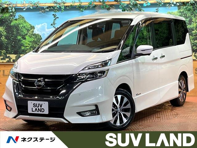 ハイウェイスター　Ｖセレクション　禁煙車　フリップダウン　セーフティパックＢ　１０型ナビ　全周囲カメラ　プロパイロット　電動スライドドア　防水シート　シートヒーター　デジタルインナーミラー　ＬＥＤヘッド＆フォグ　純正１６インチアルミ