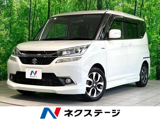 ハイブリッドＭＶ　禁煙車　純正ナビ　電動スライド　衝突軽減　ワンオーナー　フルセグ　ＥＴＣ　Ｂｌｕｅｔｏｏｔｈ　シートヒーター　ＬＥＤヘッド　クルーズコントロール　レーンアシスト　オートエアコン　スマートキー