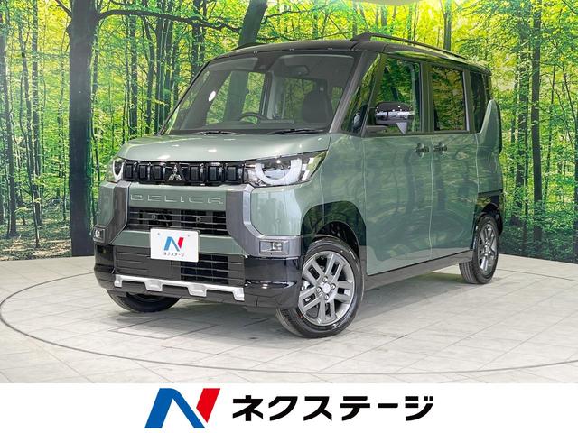 Ｇ　４ＷＤ　届出済未使用車　パワースライドドア　シートヒーター　ＬＥＤヘッド　革巻きステアリング　オートエアコン　オートライト　ステリモ　プッシュスタート　電動格納ミラー　バニティミラー　スマートキー