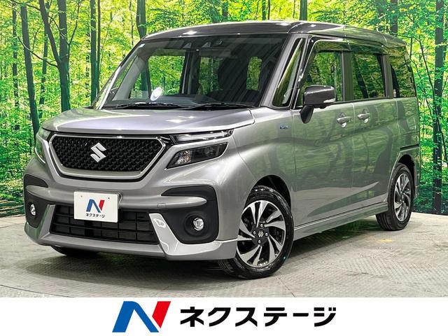 ハイブリッドＭＶ　２トーンルーフ　全周囲カメラ　純正９型ナビ　両側電動スライドドア　セーフティサポート　アダプティブクルーズ　ハイビームアシスト　ＬＥＤヘッド　シートヒーター　スマートキー　ＥＴＣ