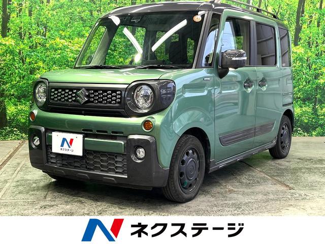 ハイブリッドＸＺ　ターボ　両側電動ドア　純正ＳＤナビ　全周囲カメラ　衝突被害軽減システム　スマートキー　ＬＥＤヘッド　ルーフレール　ビルトインＥＴＣ　クルコン　オートハイビーム　車線逸脱警報　オートライト　オートエアコン