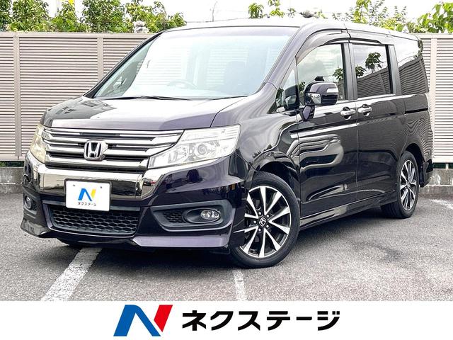 Ｚ　クールスピリット　両側電動ドア　後席モニター　バックカメラ　禁煙車　ハーフレザーシート　ＨＩＤヘッド　ビルトインＥＴＣ　クルコン　オートライト　オートエアコン　純正１７インチアルミ　ＣＤ　ＤＶＤ再生　地デジ