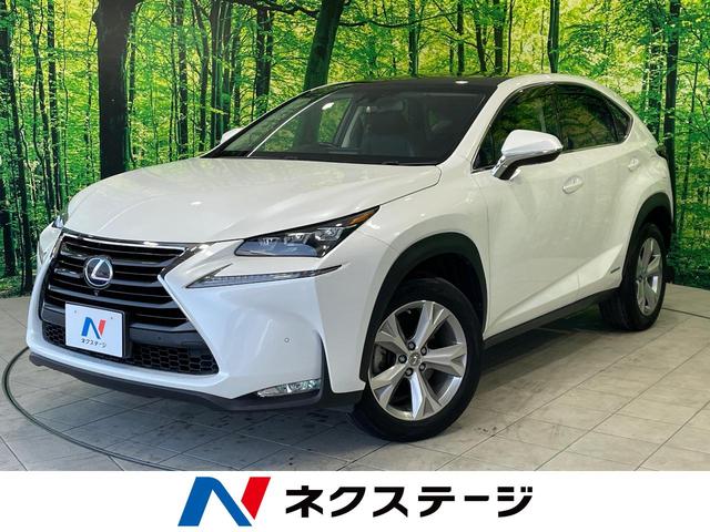 ＮＸ３００ｈ　バージョンＬ　禁煙車　メーカーナビ　ガラスルーフ　全周囲カメラ　１００Ｖ電源　プリクラッシュセーフティ　レーダークルーズ　電動リア　パワーシート　黒革　シートエアコン　ステアリングヒーター　ＬＥＤヘッド　ＥＴＣ