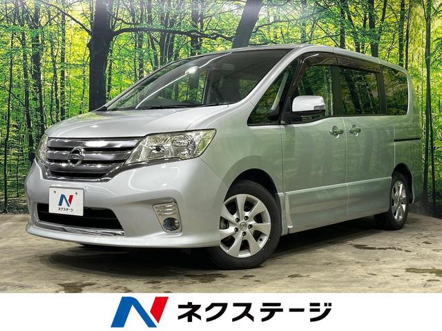 セレナ(日産) ハイウェイスター　両側電動ドア　純正ＳＤナビ　バックカメラ　禁煙車　スマートキー　ＨＩＤヘッド 中古車画像