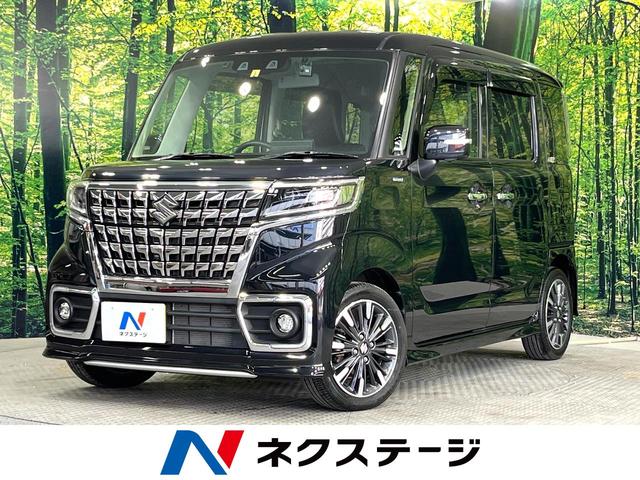 ハイブリッドＸＳターボ　メーカー９型ナビ　両側電動ドア　全周囲カメラ　衝突被害軽減システム　レーダークルーズ　禁煙車　ハーフレザーシート　シートヒーター　ドラレコ　コーナーセンサー　ＬＥＤヘッド　ＥＴＣ　車線逸脱警報