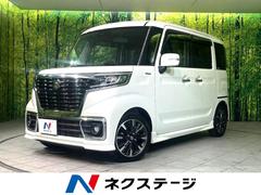 スズキ　スペーシアカスタム　ハイブリッドＸＳターボ　純正８型ナビ　バックカメラ　衝突軽減