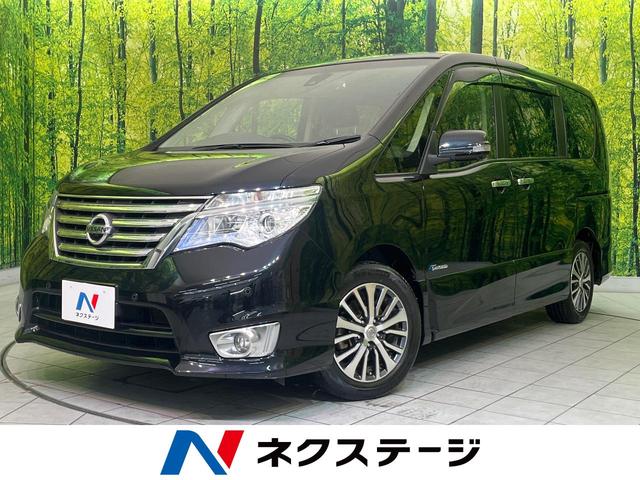 ハイウェイスターＧ　Ｓ－ＨＶアドバンスドセーフティ　ガラスルーフ　両側電動ドア　純正８型ナビ　後席モニター　全周囲カメラ　衝突軽減装置　禁煙車　コーナーセンサー　レーンキープ　スマートキー　ＬＥＤヘッド　ＥＴＣ　クルコン　車線逸脱警報　オートライト