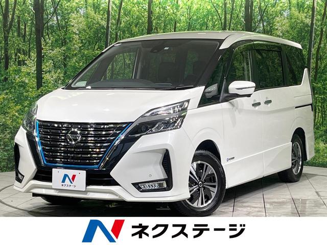 ｅ－パワー　ハイウェイスターＶ　純正１０型ナビ　フリップダウンモニター　ハンズフリー両側電動ドア　全周囲カメラ　ブラインドスポットモニター　衝突被害軽減装置　リアオートエアコン　ドラレコ　クルコン　ＬＥＤヘッド　禁煙車