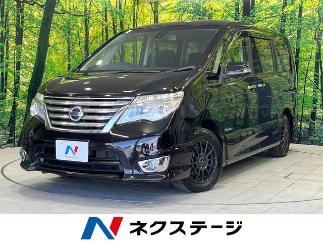 ハイウェイスター　Ｖセレクション＋セーフティ　ＳＨＶ　両側電動スライドドア　純正ＳＤナビ　後席モニター　バックカメラ　衝突被害軽減システム　Ｂｌｕｅｔｏｏｔｈ　スマートキー　ビルトインＥＴＣ　オートライト　オートエアコン