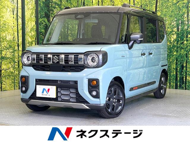 スペーシアギア(スズキ) ハイブリッドＸＺ　届出済未使用車　衝突軽減　レーダークルーズコントロール　両側電動　シートヒーター　ＬＥＤヘッドライト　オートエアコン　プッシュスタート 中古車画像