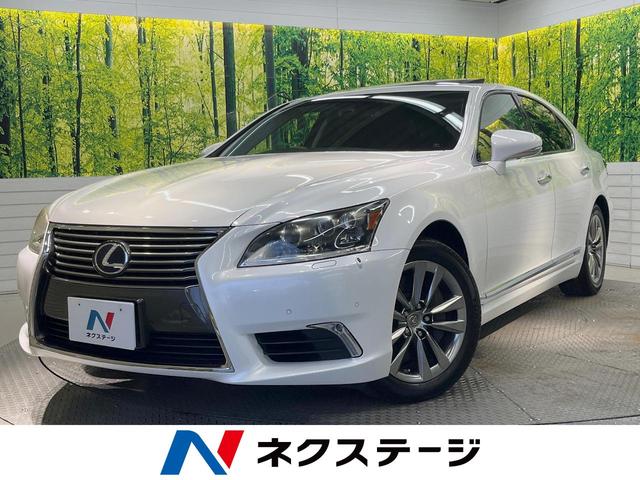 ＬＳ　群馬県 ＨＤＤナビ　バックカメラ　禁煙車　レザーシート　前席シートエアコン