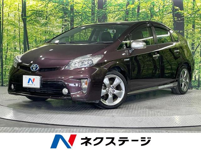 プリウス Ｓツーリングセレクション・マイコーデ　純正ＳＤナビ　バックカメラ　禁煙車　ドラレコ　コーナーセンサー　スマートキー　ＬＥＤヘッド　ビルトインＥＴＣ　オートライト　オートエアコン　純正１７インチアルミ　Ｂｌｕｅｔｏｏｔｈ　ＣＤ　ＤＶＤ再生（1枚目）