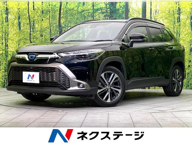カローラクロス(トヨタ) ハイブリッド　Ｚ　４ＷＤ　禁煙車　サンルーフ　純正１０．５ＤＡ　全周囲カメラ　寒冷地仕様　衝突被害軽減システム　レーダークルーズ　電動リアゲート　ハーフレザーシート　パワーシート　コーナーセンサー　スマートキー 中古車画像