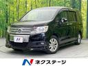 ステップワゴンスパーダ Ｚ　フリップダウンモニター　両側電動スライド　禁煙車　ＳＤナビ　バックカメラ　ＥＴＣ　Ｂｌｕｅｔｏｏｔｈ　フルセグ　ドライブレコーダー　オートライト　オートエアコン　ＨＩＤヘッド　革巻きステアリング（1枚目）