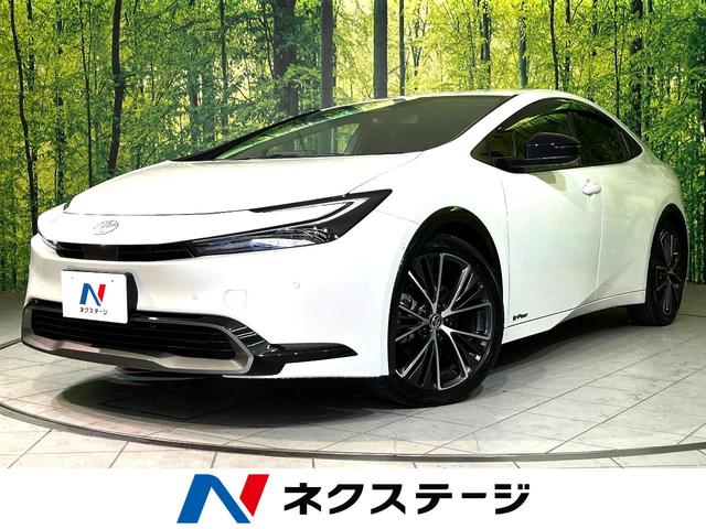 プリウス Ｚ　４ＷＤ　純正１２．３型ディスプレイ　全周囲カメラ　寒冷地仕様　セーフティセンス　電動リアゲート　シートベンチレーション　ＬＥＤヘッド　ＥＴＣ　パワーシート　Ｂｌｕｅｔｏｏｔｈ接続　スマートキー（1枚目）
