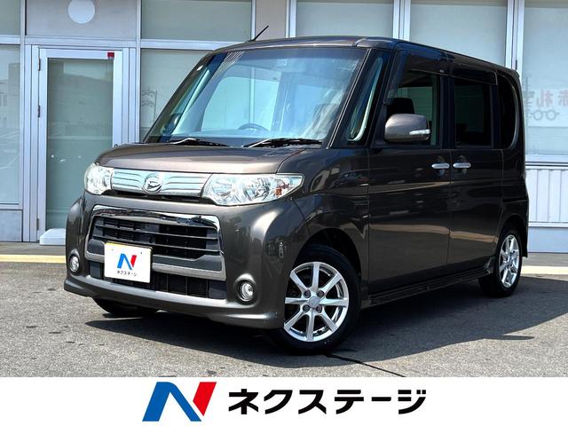 タント カスタムＸ　電動スライドドア　純正ＳＤナビ　バックカメラ　ＨＩＤヘッド　ＥＴＣ　オートエアコン　純正１４インチアルミ　ＣＤ　ＤＶＤ再生　フルセグ（1枚目）