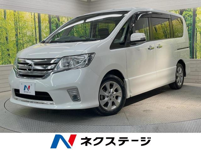 セレナ　栃木県 両側電動ドア　純正ＳＤナビ　後席モニター　バックカメラ　禁煙車