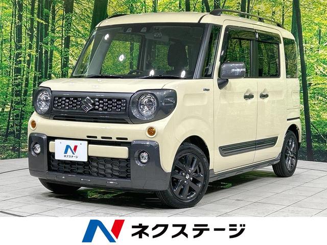 スペーシアギア ハイブリッドＸＺ　両側パワスラ　ＳＤナビ　バックカメラ　セーフティサポート　アダプティブクルーズ　禁煙車　前席シートヒーター　バックソナー　レーンアシスト　スマートキー　ＬＥＤヘッド／フォグ　オートマチックハイビーム（1枚目）
