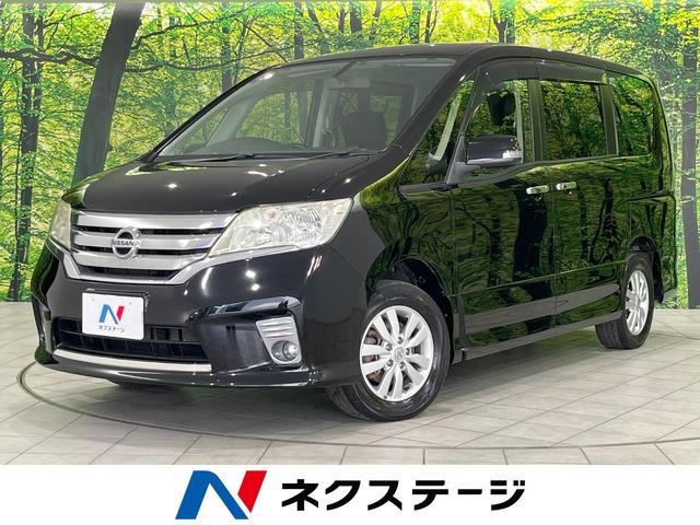セレナ ハイウェイスター　両側電動スライドドア　禁煙車　純正ナビ　バックカメラ　ＥＴＣ　Ｂｌｕｅｔｏｏｔｈ　フルセグ　ＬＥＤヘッドライト　クルーズコントロール　スマートキー　オートエアコン　純正１５インチアルミホイール（1枚目）