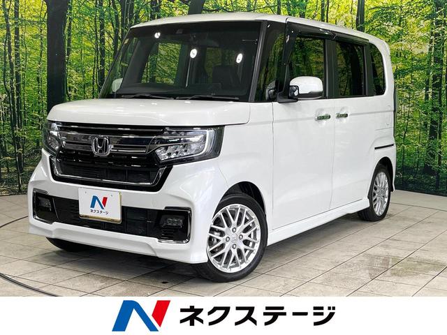 Ｎ－ＢＯＸカスタム　栃木県 禁煙　ＬＥＤヘッドライト　シートヒーター　コーナーセンサー　パドルシフト