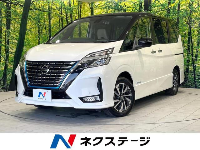 セレナ　鳥取県 ＢＩＧＸ９型ナビ　後席モニター　全周囲カメラ　衝突被害軽減システム