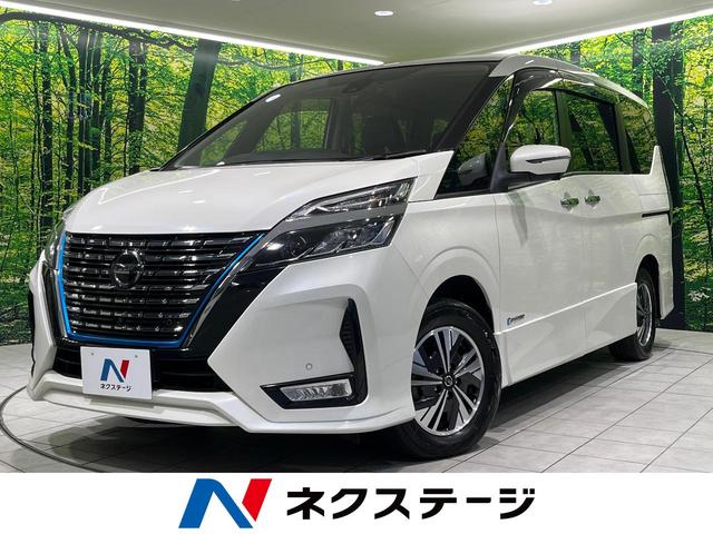 セレナ ｅ－パワー　ハイウェイスターＶ　純正１０型ナビ　両側電動ドア　後席モニター　全周囲カメラ　プロパイロット　ブラインドスポットモニター　衝突被害軽減システム　禁煙車　ドラレコ　コーナーセンサー　スマートキー　ＬＥＤヘッド　ＥＴＣ（1枚目）