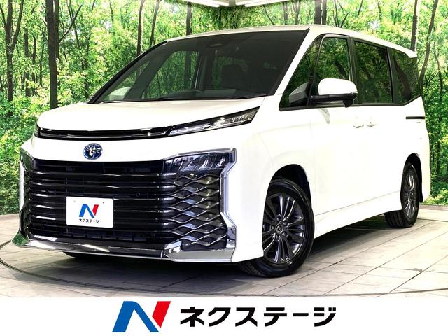 ヴォクシー ハイブリッドＳ－Ｇ　記　純正１０型ディスプレイオーディオ　バックカメラ　両側電動スライドドア　衝突軽減　レーダークルーズコントロール　ＥＴＣ　ＬＥＤヘッドライト　オートエアコン　オートライト　革巻きステアリング（1枚目）