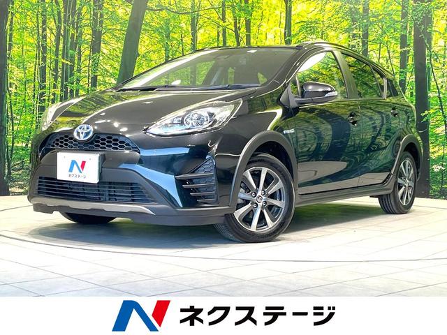 アクア　愛知県 禁煙車　純正ＳＤナビ　バックカメラ　衝突被害軽減システム　ハーフレザー