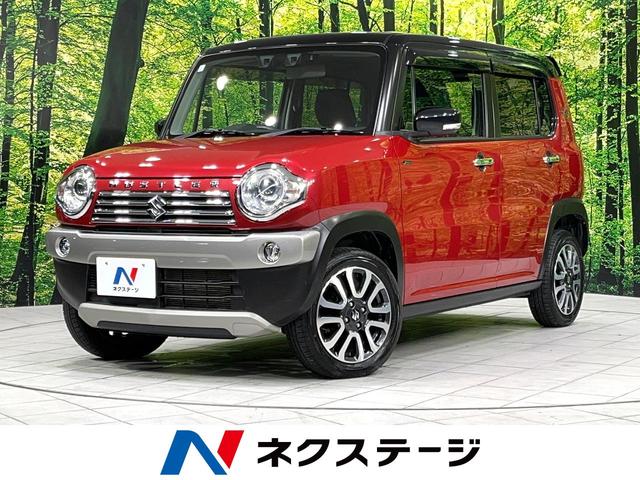 ハスラー ＪスタイルＩＩ　４ＷＤ　寒冷地仕様　シートヒーター　衝突軽減　ハーフレザーシート　スマートキー　ＨＩＤオートハイビーム　オートライト　オートエアコン　純正１５インチアＡＷ　オーディオ　ＬＥＤフォグ　革巻きステアリング（1枚目）