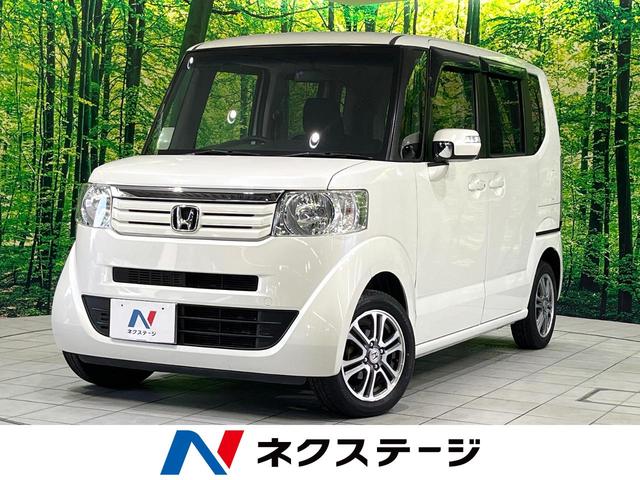 Ｎ－ＢＯＸ Ｇ・Ｌパッケージ　禁煙車　ＳＤナビ　バックカメラ　電動スライドドア　ＥＴＣ　Ｂｌｕｅｔｏｏｔｈ接続　アイドリングストップ　スマートキー　プッシュスタート　オートエアコン　電動格納ミラー（1枚目）