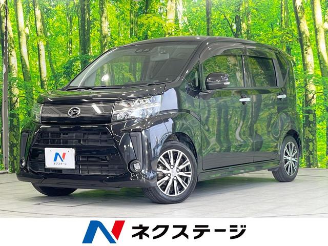 ムーヴ カスタム　Ｘリミテッド　ＳＡＩＩＩ　純正ＳＤナビ　バックカメラ　衝突被害軽減システム　禁煙車　シートヒーター　ドラレコ　スマートキー　ＬＥＤヘッド　オートハイビーム　オートライト　オートエアコン　純正１４インチアルミ（1枚目）