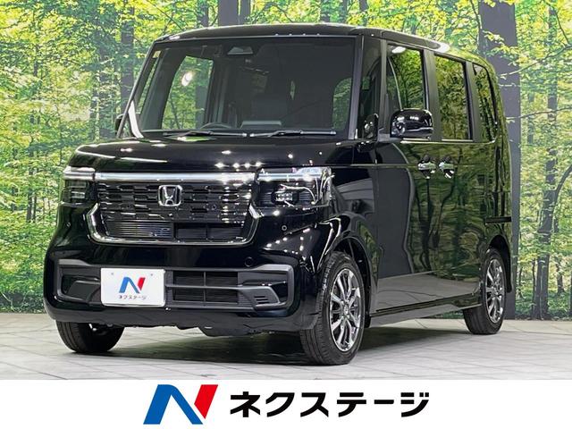 Ｎ－ＢＯＸカスタム ベースグレード　純正８型ナビ　バックカメラ　両側電動スライドア　衝突軽減装置　レーダークルーズ　禁煙車　前席シートヒーター　コーナーセンサー　スマートキー　ＬＥＤヘッドライト　ＥＴＣ　オートマチックハイビーム（1枚目）