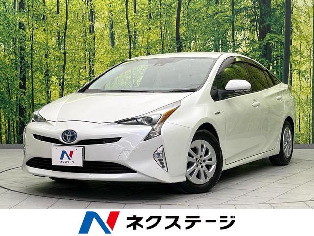 プリウス Ｓセーフティプラス　純正ＳＤナビ　バックカメラ　レーダークルーズ　衝突軽減装置　禁煙車　コーナーセンサー　レーンキープ　スマートキー　ＬＥＤヘッド　ＥＴＣ　オートマチックハイビーム　車線逸脱警報　ドライブレコーダー（1枚目）