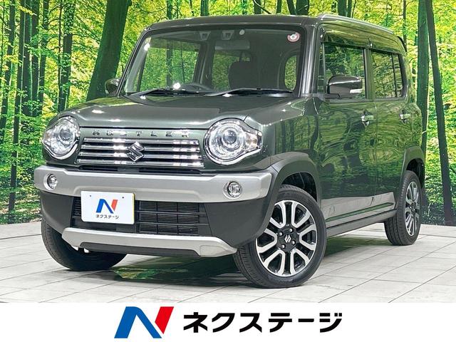ハスラー ＪスタイルＩＩターボ　デュアルカメラブレーキ　禁煙車　ハーフレザーシート　シートヒーター　ＨＩＤヘッド　スマートキー　ＥＴＣ　前席シートヒーター　オートライト　オートエアコン　純正１５インチＡＷ　ルーフレール（1枚目）