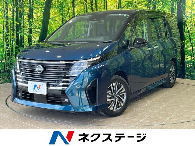 沖縄県の中古車ならセレナ ハイウェイスターＶ　１年保証付　両側パワースライドドア　フリップダウンモニター　純正ナビ　アラウンドビューモニター　エマージェンシーブレーキ　プロパイロット　禁煙車　ＬＥＤヘッドライト　コーナーセンサー　ＥＴＣ