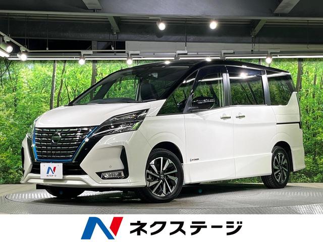 セレナ ｅ－パワー　ハイウェイスターＧ　純正１０型ナビ　両側電動ドア　全周囲カメラ　衝突被害軽減システム　レーダークルーズ　ハーフレザーシート　ドラレコ　コーナーセンサー　スマートキー　ＬＥＤヘッド　ビルトインＥＴＣ　オートハイビーム（1枚目）