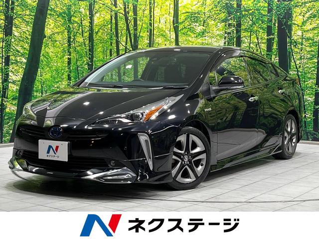 プリウス Ａツーリングセレクション　後期　モデリスタエアロ　純正９型ナビ　バックカメラ　衝突軽減装置　レーダークルーズ　禁煙車　合皮シート　シートヒーター　パワーシート　ドラレコ　ＥＴＣ　コーナーセンサー　ブラインドスポットモニター（1枚目）