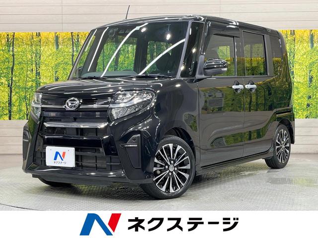 タント カスタムＲＳ　ターボ　ＳＤナビ　両側電動スライドドア　ドラレコ　ＥＴＣ　衝突軽減装置　ＬＥＤヘッド　Ｂｌｕｅｔｏｏｔｈ　オートエアコン　スマートキー　プッシュスタート　アイドリングストップ　電動格納ドアミラー（1枚目）