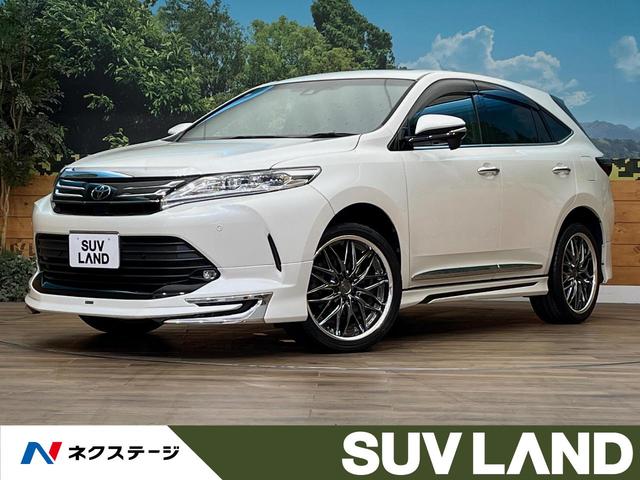 ハリアー プレミアム　４ＷＤ　サンルーフ　モデリスタフルエアロ　純正９型ナビ　衝突被害軽減システム　レーダークルーズ　バックカメラ　電動リアゲート　パワーシート　コーナーセンサー　スマートキー　ＬＥＤヘッドライト　ＥＴＣ（1枚目）