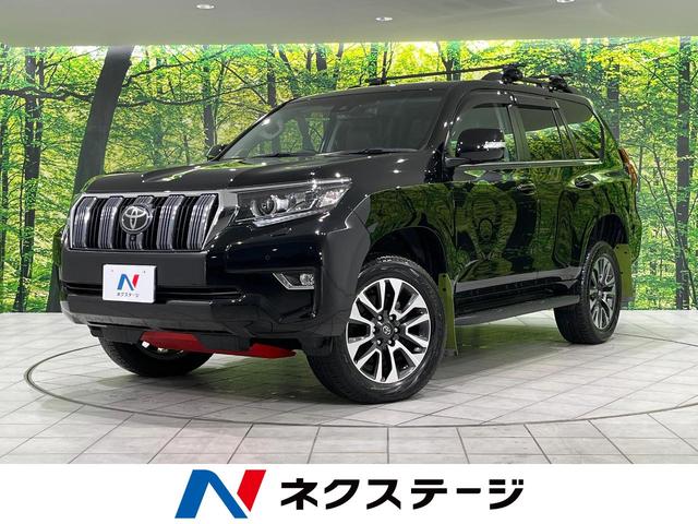 ランドクルーザープラド ＴＸ　Ｌパッケージ　ディーゼル　サンルーフ　後期型　純正９インチＤＡ　パノラミックビューモニター　純正ＯＰ１９インチＡＷ　レーダークルーズ　シートベンチレーション　ビルトインＥＴＣ　Ｂｌｕｅｔｏｏｔｈ　パワーシート（1枚目）