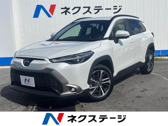 カローラクロス(沖縄 中古車) 色:プラチナホワイトパールマイカ 支払総額:364.9万円 年式:2024年 走行距離：0.7万km