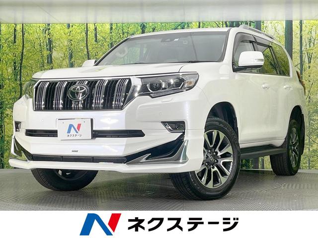 ランドクルーザープラド ＴＸ　Ｌパッケージ　サンルーフ　モデリスタエアロ　メーカー９型ナビ　全周囲カメラ　衝突軽減装置　レーダークルーズ　禁煙車　レザーシート　シートエアコン　ドラレコ　コーナーセンサー　ＬＥＤヘッド　ルーフレール（1枚目）