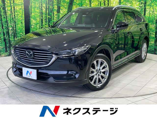 ＣＸ－８ ＸＤ　Ｌパッケージ　禁煙車　メーカーナビ　後席モニター　ＢＯＳＥ　ルーフレール　衝突軽減　レーダークルーズ　茶革　パワーシート　シートヒーター　シートメモリー　ステアリングヒーター　電動リア　クリアランスソナー　ＥＴＣ（1枚目）